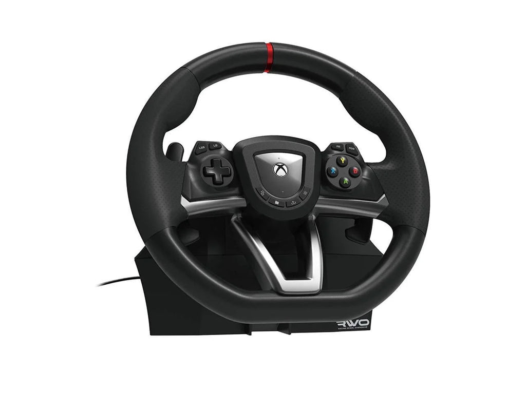 Restored  - Black, Xbox Series X/S and Multi-Platform, Overdrive, Wired Video Game Racing Wheel