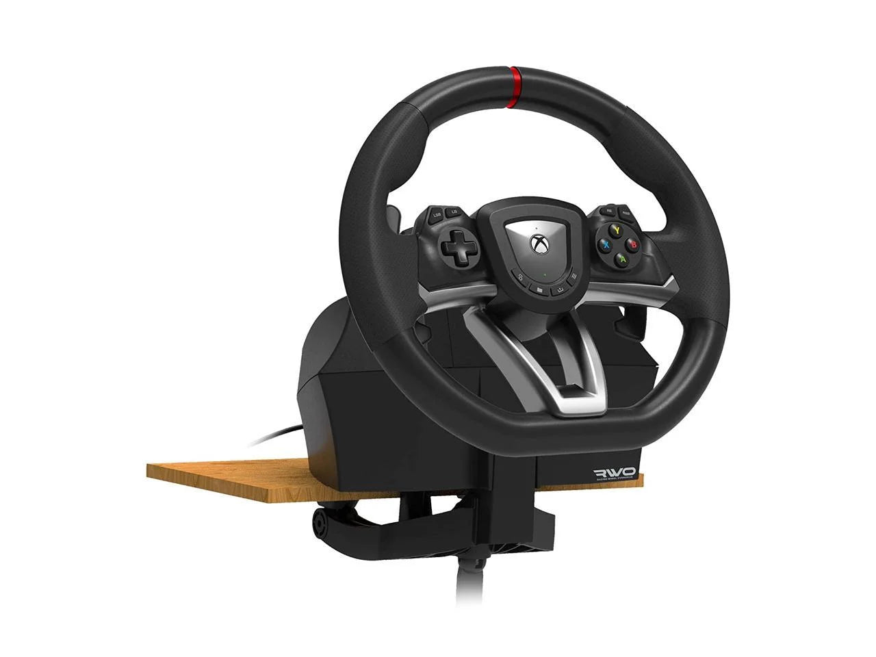 Restored  - Black, Xbox Series X/S and Multi-Platform, Overdrive, Wired Video Game Racing Wheel